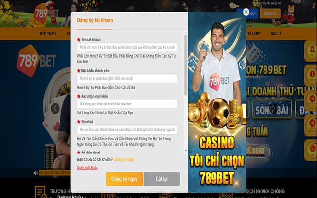 Hướng dẫn Đăng ký nhà cái 789BET - Tìm hiểu quy trình và lợi ích