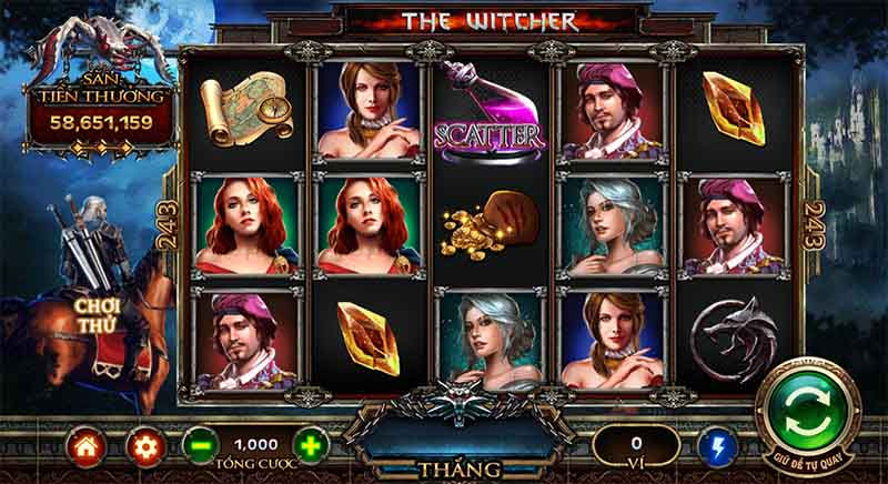 Nổ hũ the witcher 789BET - Khám Phá Thế Giới Mê Hoặc Của Game Slot