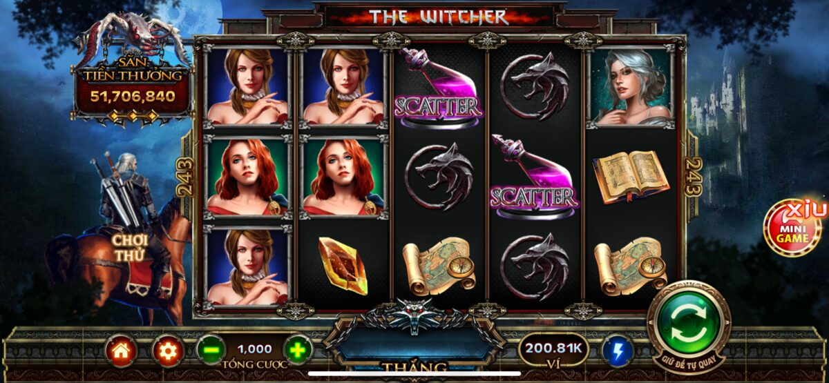 Nổ hũ the witcher 789BET - Khám Phá Thế Giới Mê Hoặc Của Game Slot